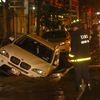 Photos: Upper West Side Street Swallows SUV After Water Main Break
